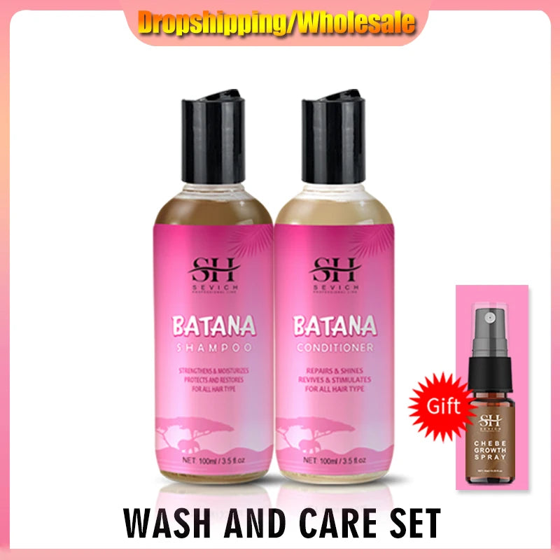 5PCS 100% Batana oil hair growth set African fast hair growth batana Hair Mask Anti hair loss break hair regrowth treatment